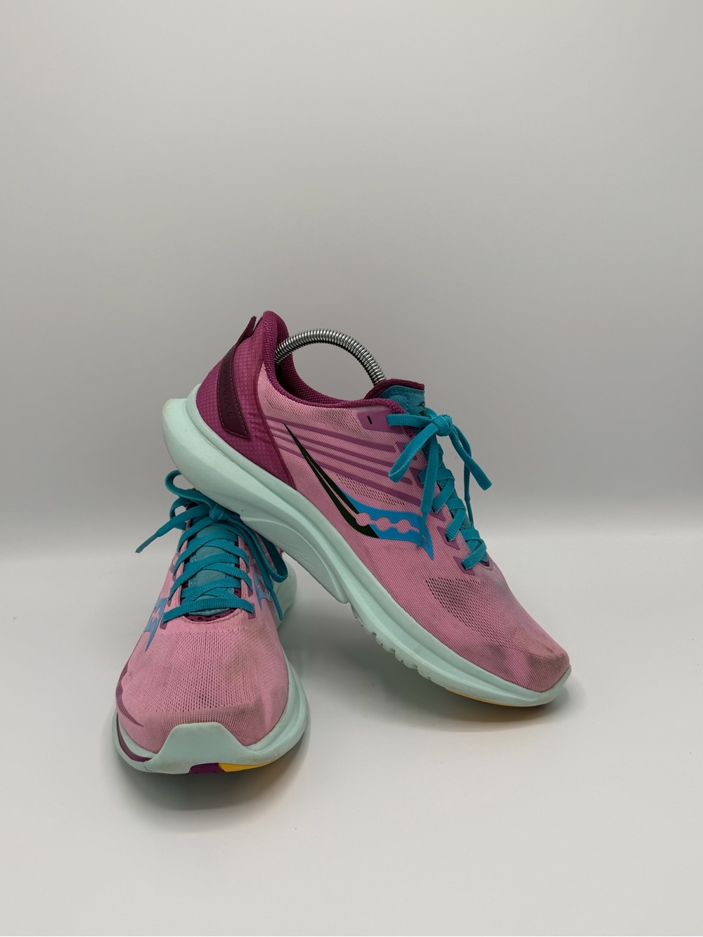 Saucony Women's Pink & Teal Athletic Running Shoes